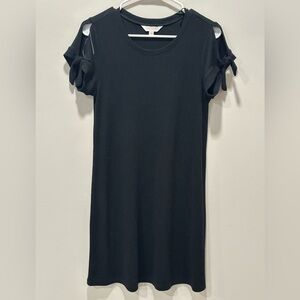 LC Lauren Conrad Dress Simple Stretch Black Size Medium